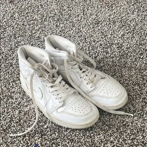 Men's White Nike High-Top Sneakers